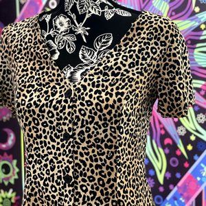 Cheetah Print Summer Dress